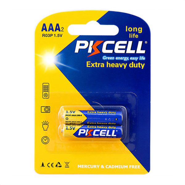 بطارية Alkaline مقاس AAA - عدد 2 قطعة Extra heavy duty