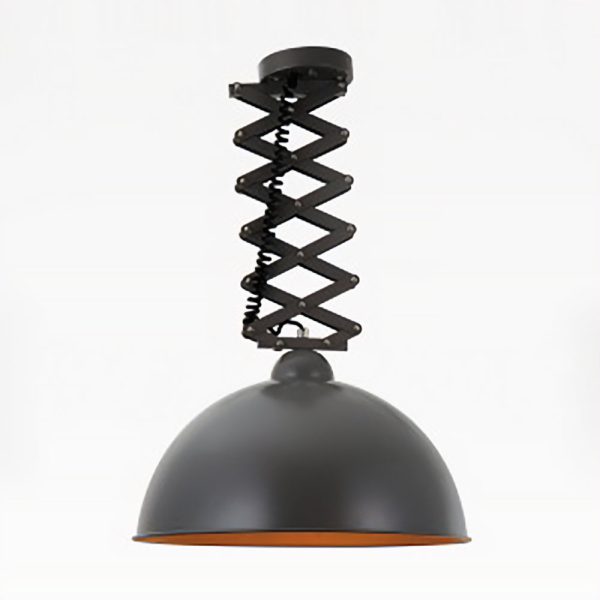 Kenier Metal single pendant light- Black