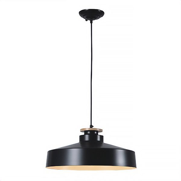 Kenier antique single pendant light- Black